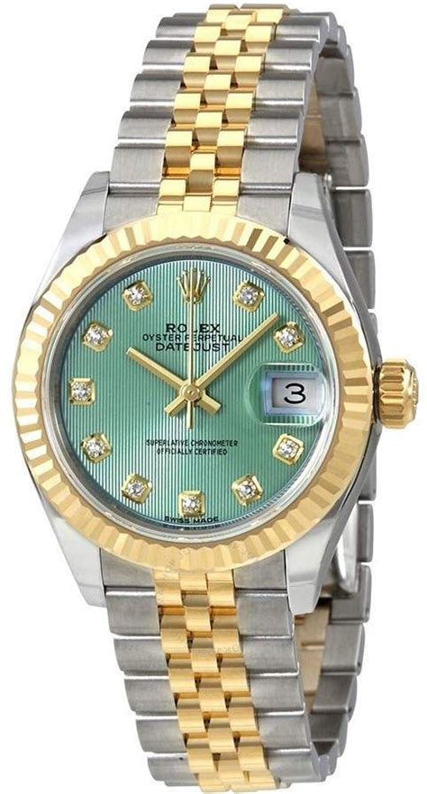 rolex green women